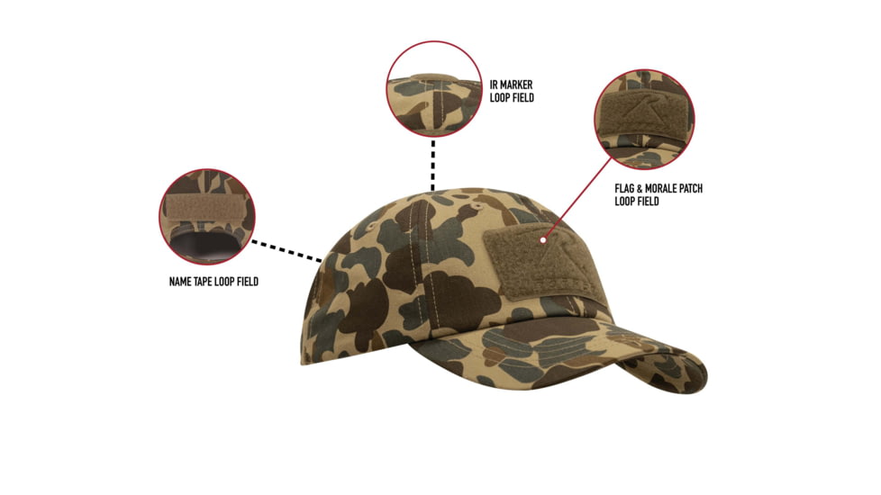 Rothco X Bear Archery Fred Camo Tactical Operator Cap - Men's, Camo, 613902036109