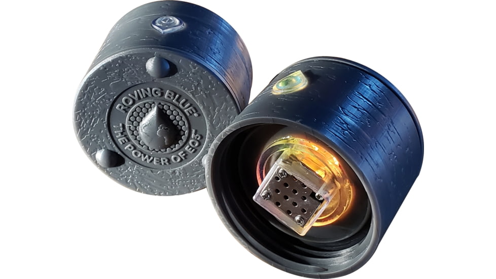 Roving Blue GO3 Water Bottle Pod, Grey, 2.625 x 2.625 x 1.875 in, GO3