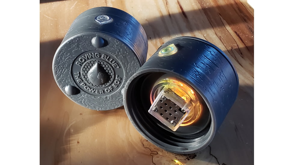 Roving Blue GO3 Water Bottle Pod, Grey, 2.625 x 2.625 x 1.875 in, GO3