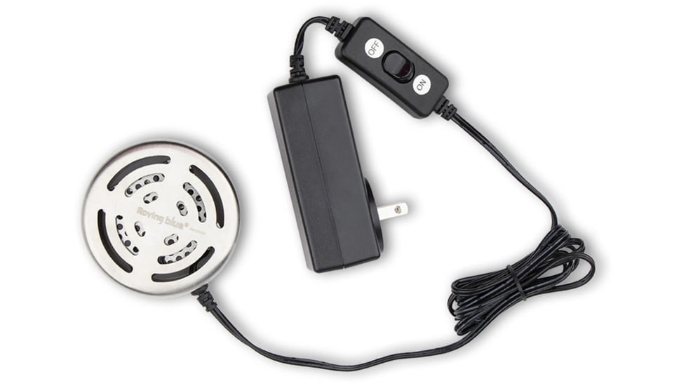 Roving Blue Ozo-Pod 10 AC/DC, Silver, 3.25 x 3.25 x 1.25 in, Ozo-Pod 10ACDC
