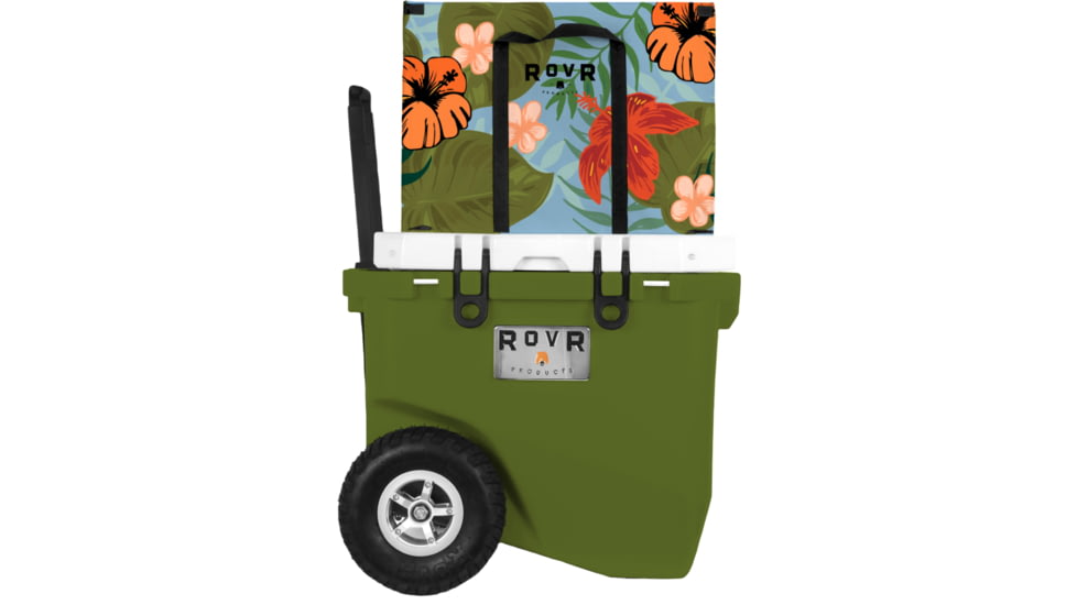 RovR Products RollR 45 Cooler w/ Wagon Bin, Aloha, 854404008830