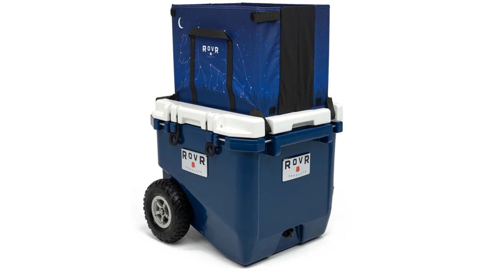 RovR Products RollR 45 Cooler w/ Wagon Bin, Midnight, 852490007331