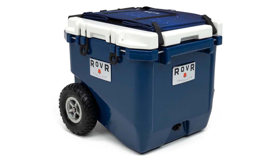 RovR Products RollR 45 Cooler w/ Wagon Bin, Midnight, 852490007331