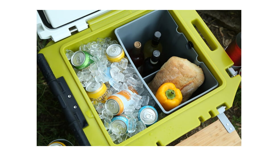 RovR Products RollR 45 Cooler w/ Wagon Bin, Moss, 852490007935