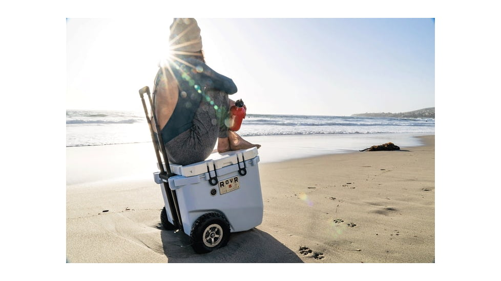 RovR Products RollR 45 Cooler w/ Wagon Bin, Powder, 854404008199