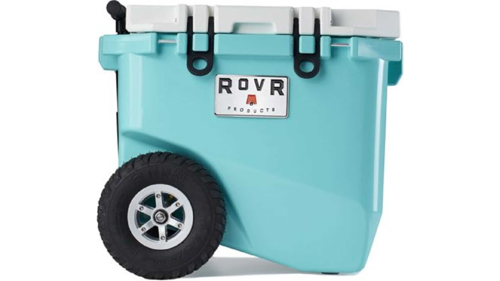 RovR Products RollR 45 Wheeled Cooler, 45 Quart, Glacier, 45GROLLR