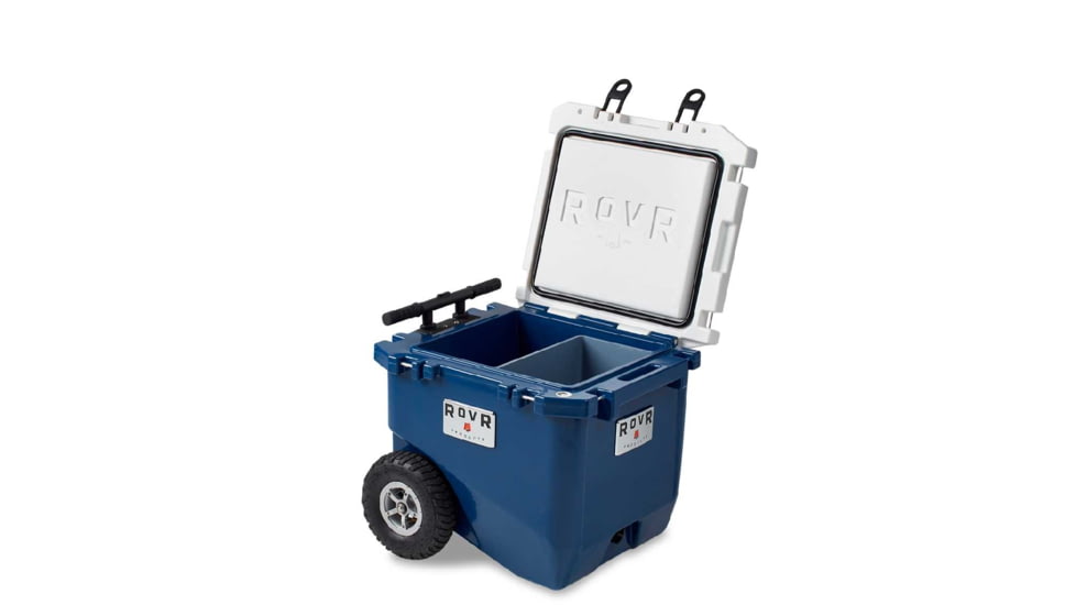 RovR Products RollR 45 Wheeled Cooler, 45 Quart, Midnight, 45MNROLLR