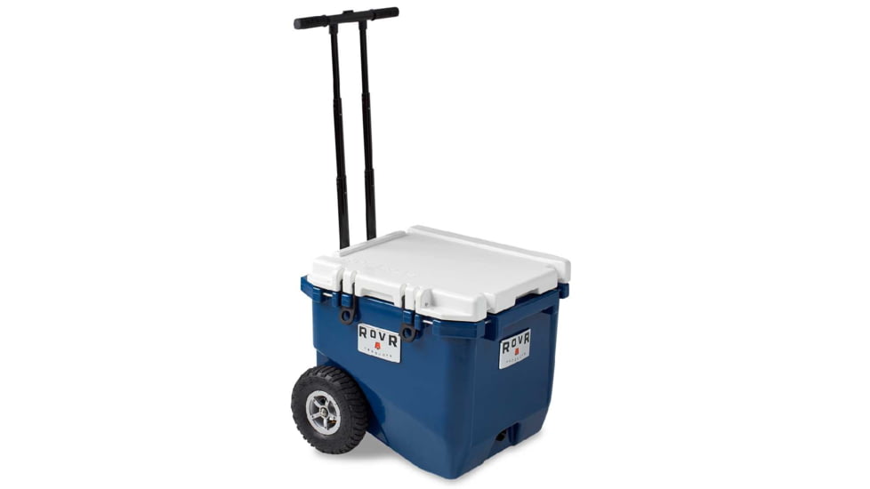 RovR Products RollR 45 Wheeled Cooler, 45 Quart, Midnight, 45MNROLLR