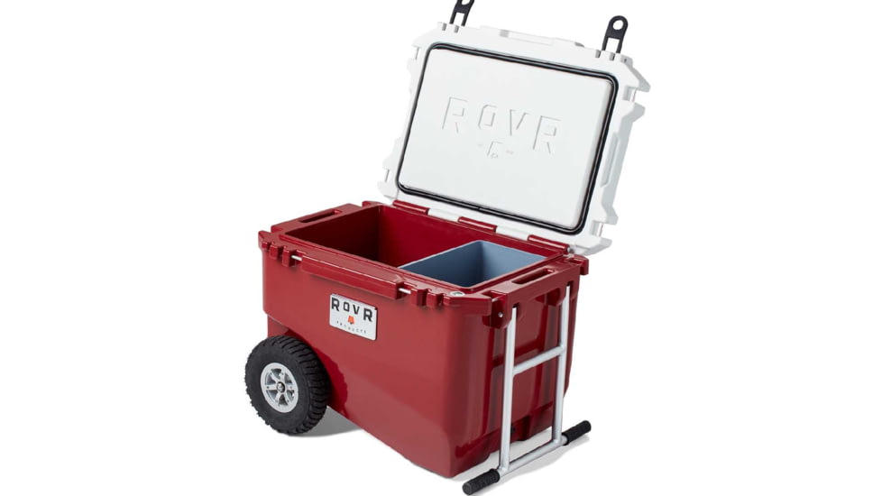 RovR Products RollR 60 Wheeled Cooler, 60 Quart, Chili Pepper, 60CPROLLR