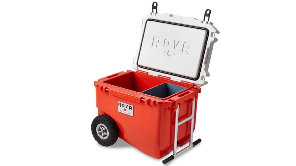 RovR Products RollR 60 Wheeled Cooler, 60 Quart, Desert, 60DROLLR