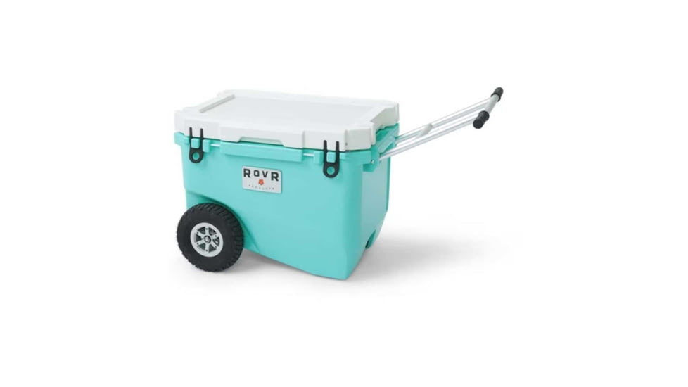 RovR Products RollR 60 Wheeled Cooler, 60 Quart, Glacier, 60GROLLR