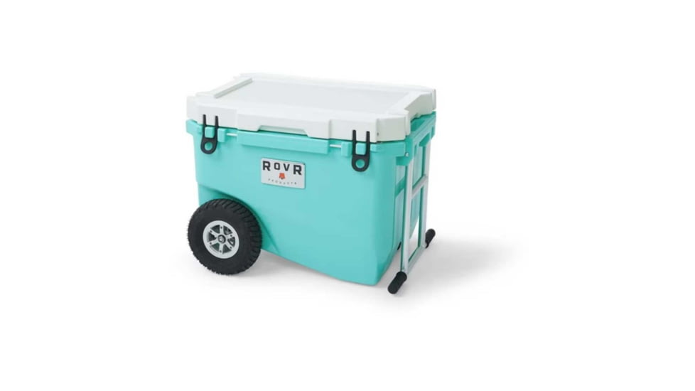 RovR Products RollR 60 Wheeled Cooler, 60 Quart, Glacier, 60GROLLR