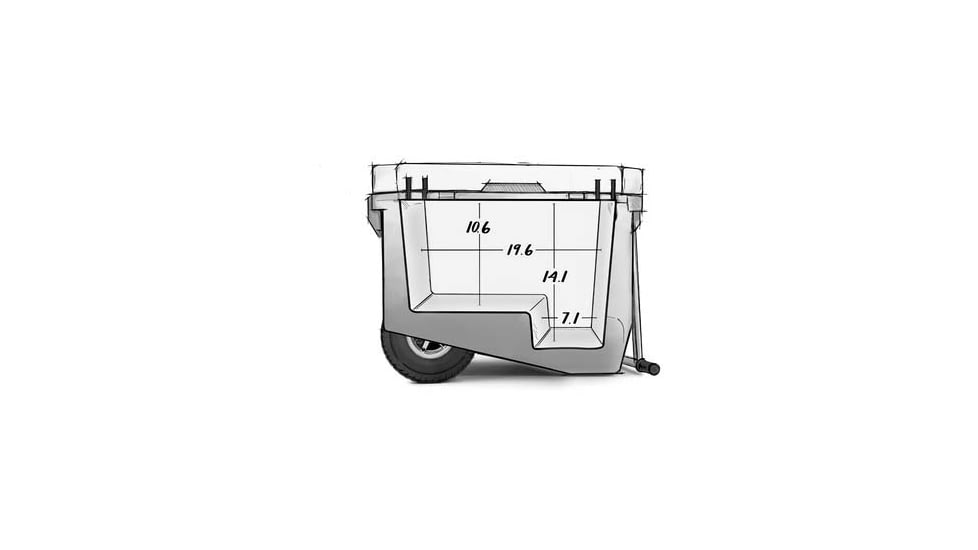 RovR Products RollR 60 Wheeled Cooler, Sage, 02-24-00018-13
