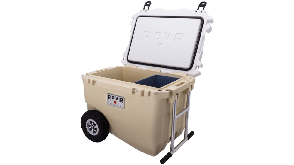 RovR Products RollR 60 Wheeled Cooler, Sand, 60SROLLR