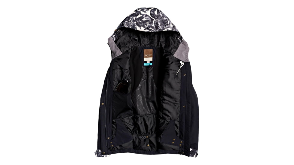 Roxy Andie Jacket - Womens, Hawaiian Palm Leaf, Medium, ERJTJ03236-TFN1-M