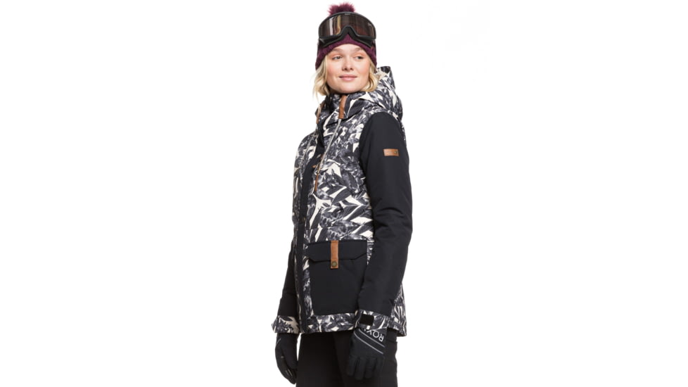 Roxy Andie Jacket - Womens, Hawaiian Palm Leaf, Medium, ERJTJ03236-TFN1-M