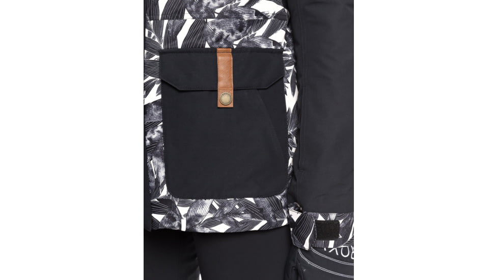 Roxy Andie Jacket - Womens, Hawaiian Palm Leaf, Medium, ERJTJ03236-TFN1-M