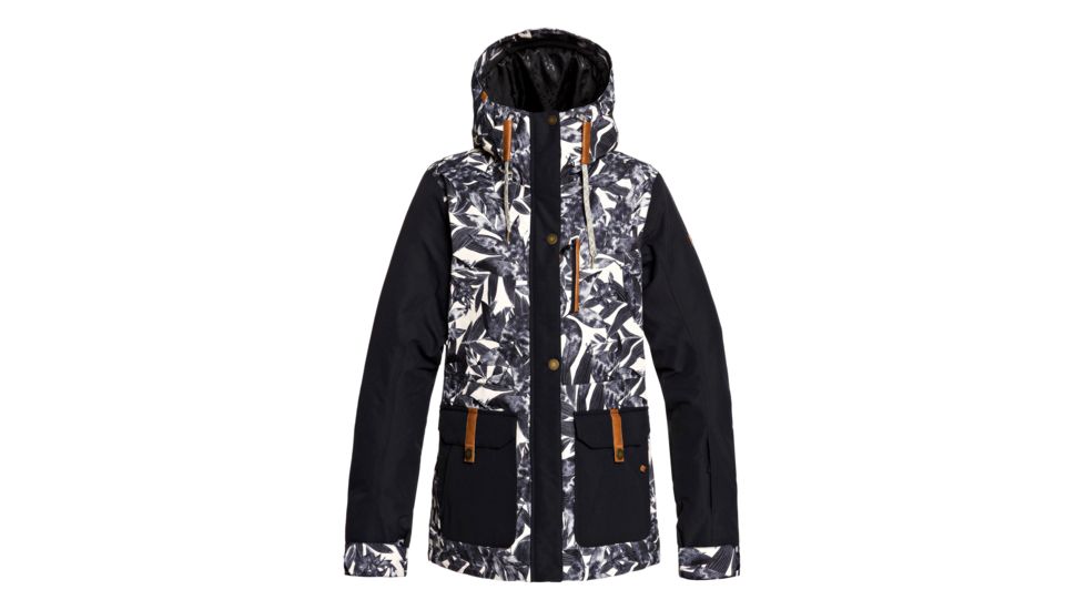 Roxy Andie Jacket - Womens, Hawaiian Palm Leaf, Medium, ERJTJ03236-TFN1-M