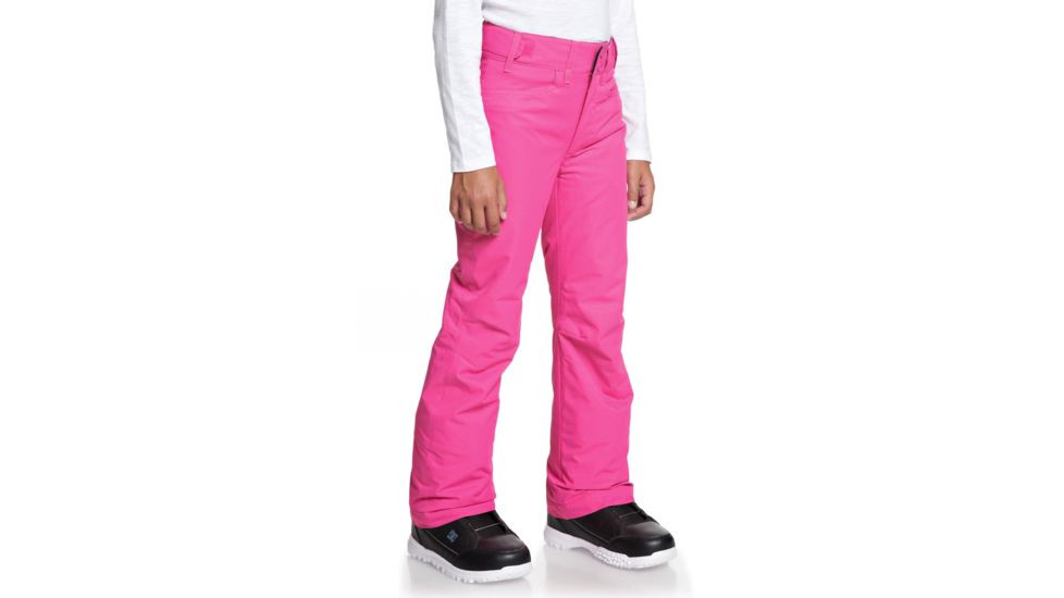 Roxy Backyard Pants - Girls, 12, Beetroot Pink, Large, ERGTP03021-MML0-12/L