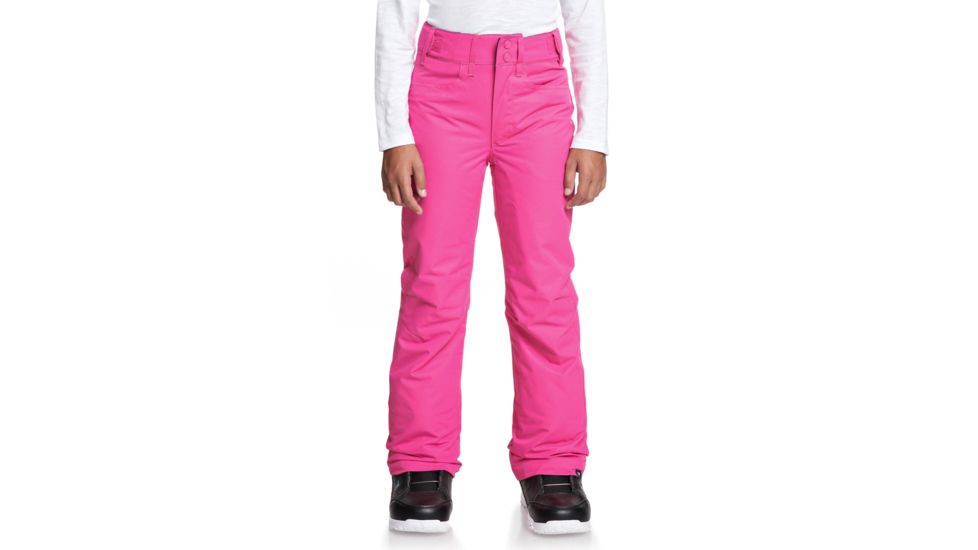 Roxy Backyard Pants - Girls, 12, Beetroot Pink, Large, ERGTP03021-MML0-12/L