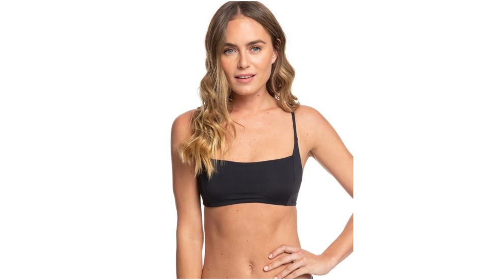 Roxy Beach Classics Bralette Bikini Top - Womens, True Black, Small, ERJX304066-KVJ0-S