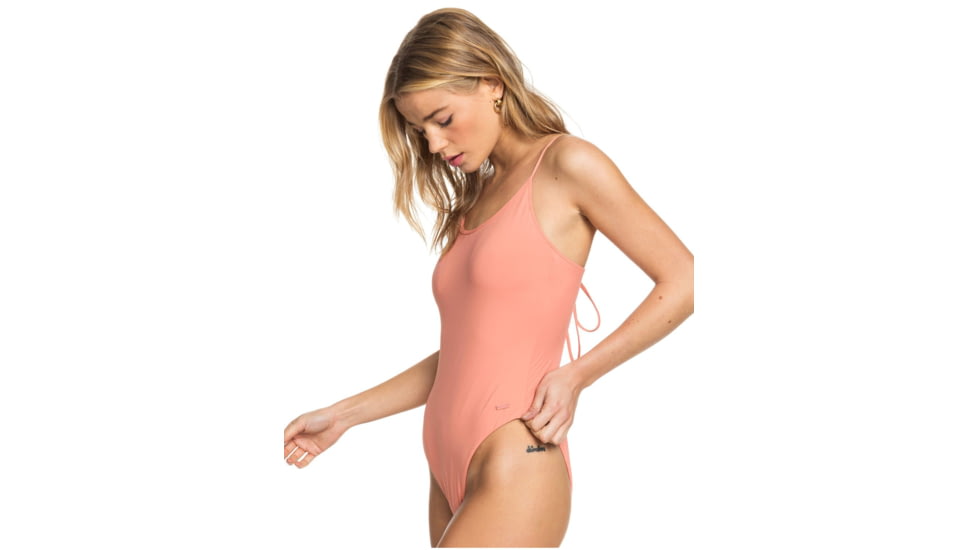 Roxy Beach Classics One-Piece Swimsuit - Womens, Terra Cotta, Small, ERJX103246-MJN0-S