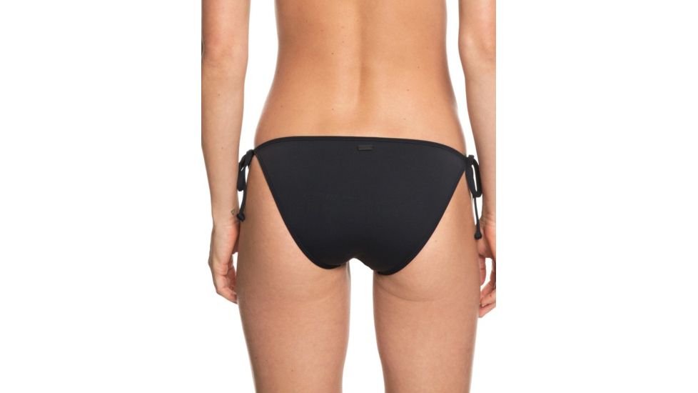 Roxy Beach Classics Tie-Side Bikini Bottoms - Womens, True Black, Large, ERJX403674-KVJ0-L