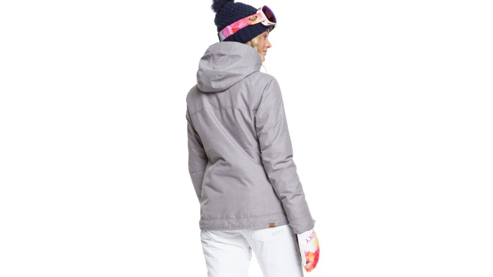 Roxy Billie Jacket - Womens, Heather Grey, Large, ERJTJ03235-SJEH-L