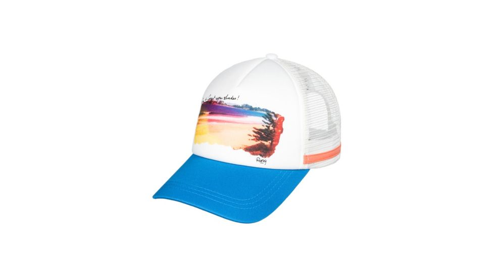 Roxy Dig This Trucker Hat - Womens, Mykonos Blue, One Size, ERJHA03583-BZF0-1sz