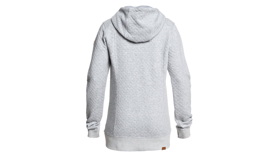 Roxy Dipsy Hoodie - Womens, Heather Grey, Small, ERJFT03971-SJEH-S