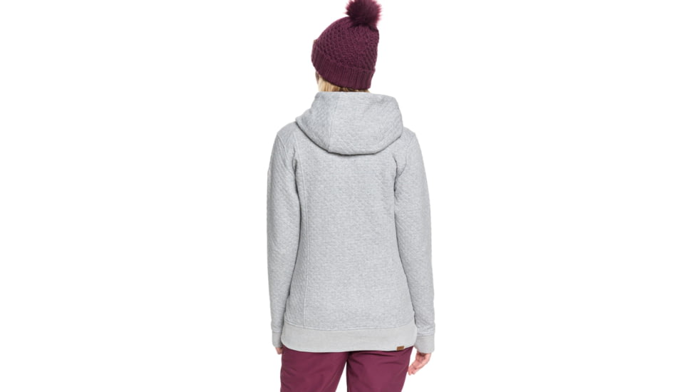 Roxy Dipsy Hoodie - Womens, Heather Grey, Small, ERJFT03971-SJEH-S