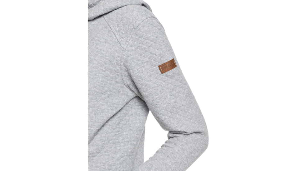 Roxy Dipsy Hoodie - Womens, Heather Grey, Small, ERJFT03971-SJEH-S