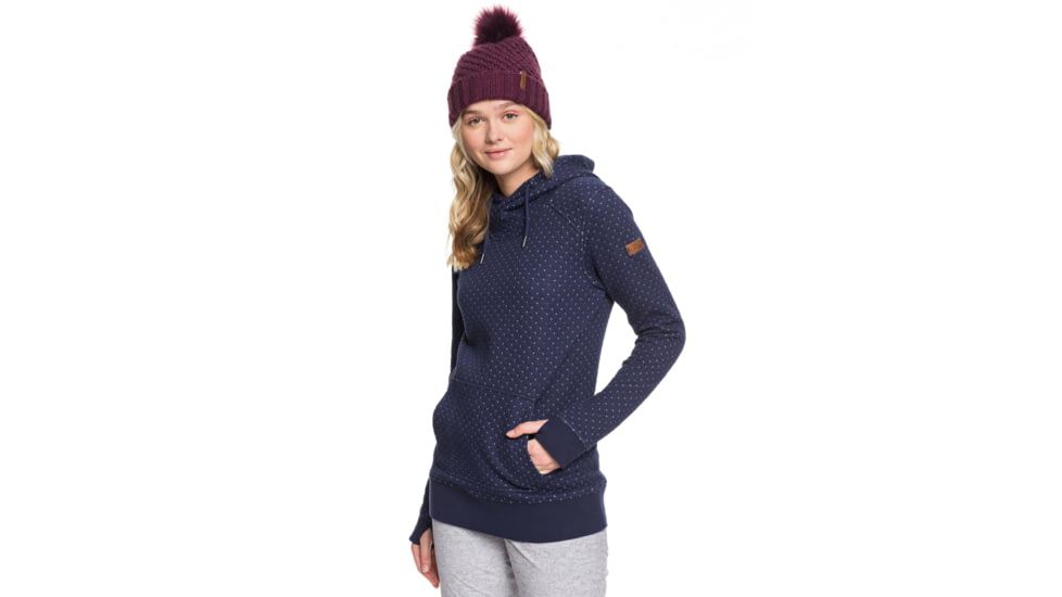Roxy Dipsy Hoodie - Womens, Medieval Blue, Large, ERJFT03971-BTE0-L