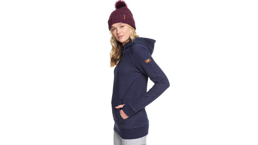 Roxy Dipsy Hoodie - Womens, Medieval Blue, Large, ERJFT03971-BTE0-L