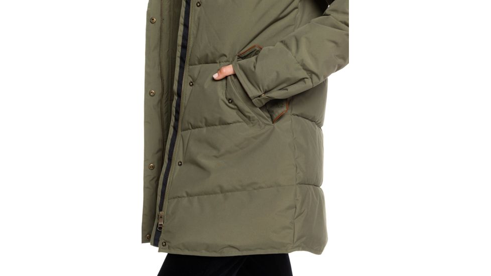 Roxy Ellie Hooded Jacket - Womens, Ivy Green, Small, ERJJK03289-CRB0-S