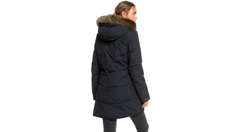 Roxy Ellie Hooded Jacket - Womens, True Black, Large, ERJJK03289-KVJ0-L