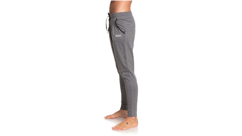 Roxy Jungle Roots Sports Joggers - Womens, Charcoal Heather, Large, ERJNP03278-KTAH-L