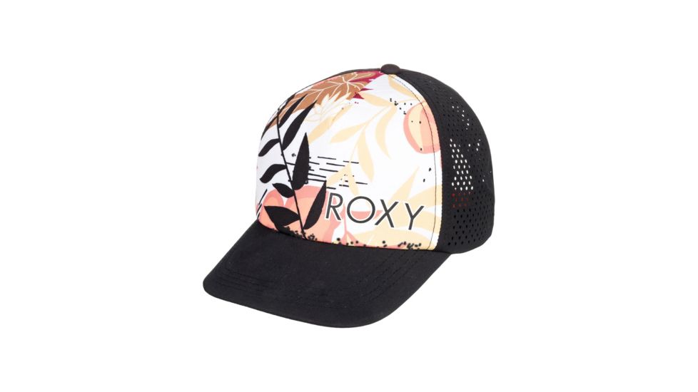 Roxy Live By The Sun Trucker Hat - Women's, Bright White Niranta, One Size, ERJHA03690-XWKM-