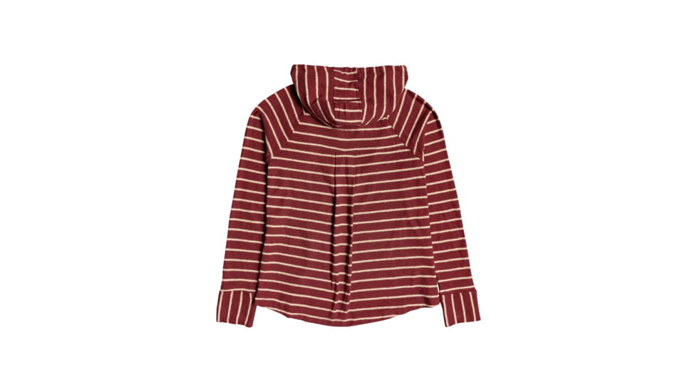 Roxy Long Night Stripe - Womens, Rhubarb Basic Stripe, Medium, ERJKT03562-RZE3-M