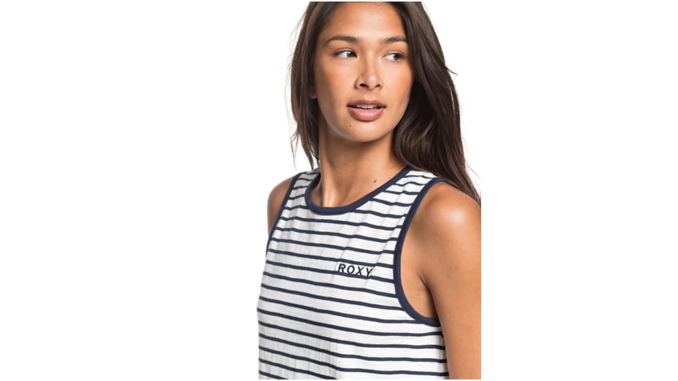 Roxy Love Sun Sleeveless Dress - Womens, Mood Indigo Zoupla Horizontale, Small, ERJKD03335-XBWB-S