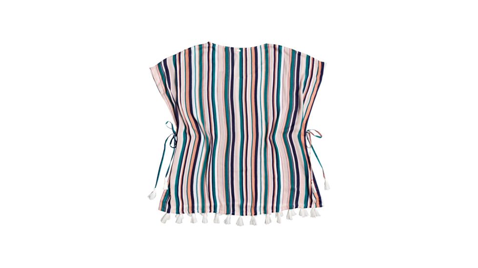 Roxy Make Your Soul Poncho PT - Womens, Mood indigo Soul Str, Extra Small/Small, ERJX603170-BSP6-XS/S