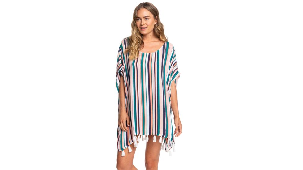 Roxy Make Your Soul Poncho PT - Womens, Mood indigo Soul Str, Extra Small/Small, ERJX603170-BSP6-XS/S