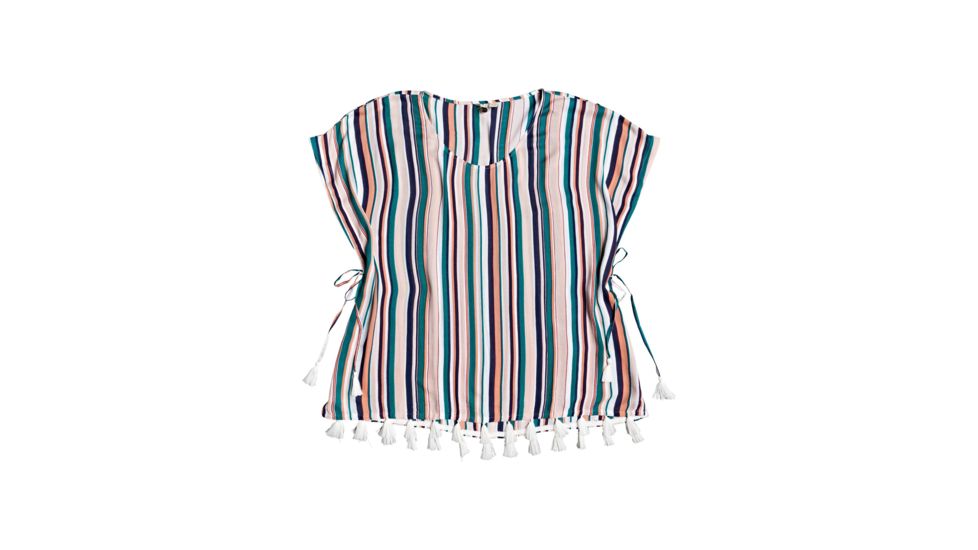 Roxy Make Your Soul Poncho PT - Womens, Mood indigo Soul Str, Extra Small/Small, ERJX603170-BSP6-XS/S