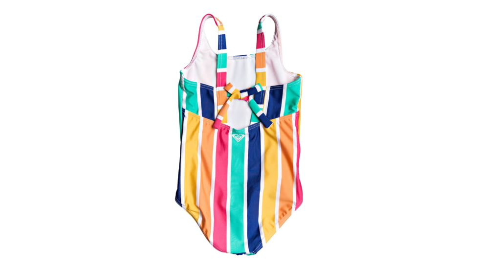 Roxy Maui Shade One-Piece Swimsuit - Girl's, Monaco Blue Pong Stripes, 5, ERLX103052-BYC3-5