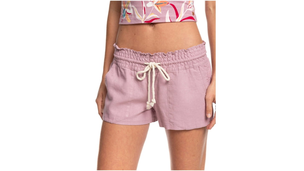 Roxy Oceanside Shorts - Womens, Mauve Shadows, Small, ARJNS03007-PHQ0-S