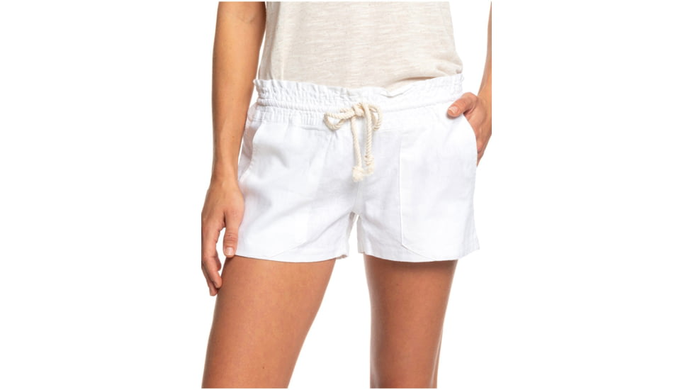 Roxy Oceanside Shorts - Womens, Sea Salt, Small, ARJNS03007-WBB0-S