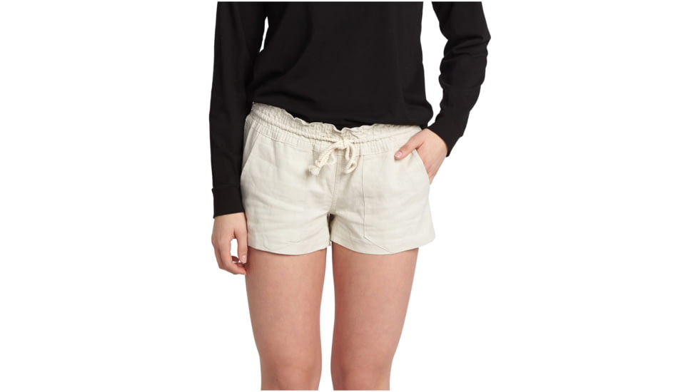 Roxy Oceanside Shorts - Women's, Stone, Small, ARJNS03007-SEZ0-S