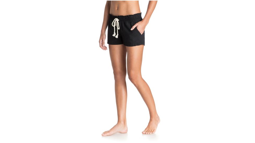 Roxy Oceanside Shorts - Womens, True Black, Medium, ARJNS03007-KVJ0-M