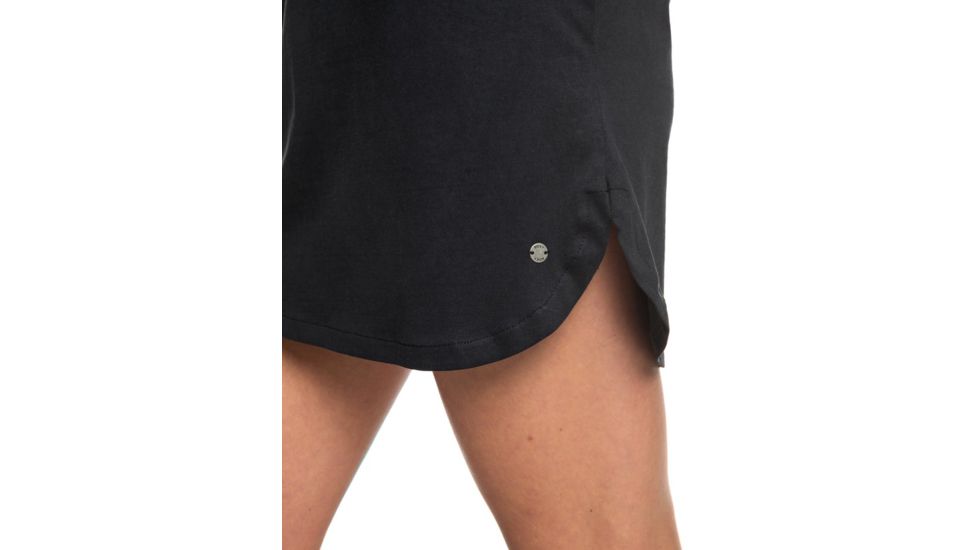 Roxy Pacific Groove Short Sleeve T-Shirt Dress - Womens, Anthracite, Small, ERJKD03256-KVJ0-S