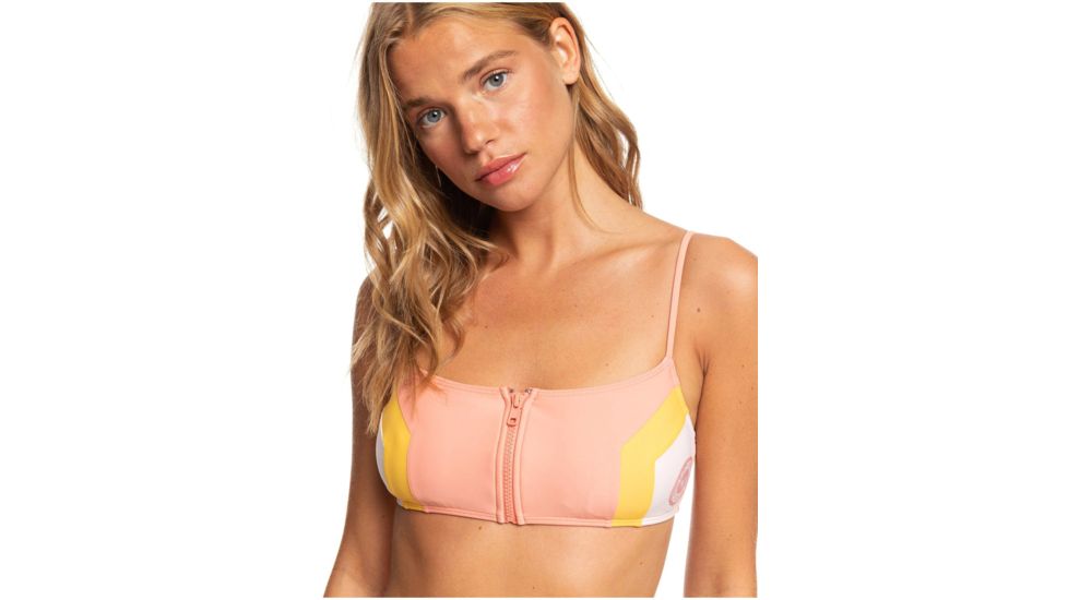 Roxy POP Surf Bralette Bikini Top - Womens, Terra Cotta, Small, ERJX304121-MJN0-S